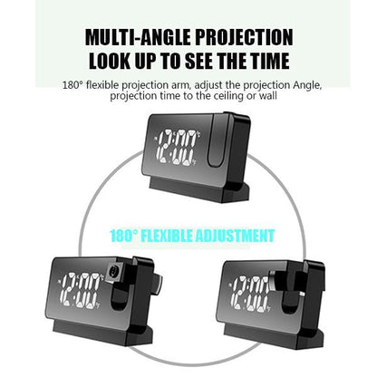 (🎁Early Christmas Sale🎁)Mirror projection alarm clock