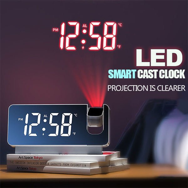 (🎁Early Christmas Sale🎁)Mirror projection alarm clock