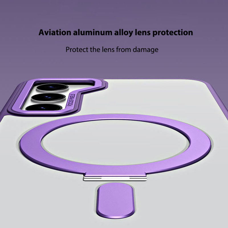 Invisible Magnetic MagSafe Bracket Anti-fallPhone Case For Samsung Galaxy S23 Ultra PlusSupport Wireless Charging