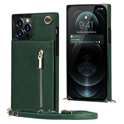 Casetic Crossbody Wallet iPhone Case-Credit Card Holder