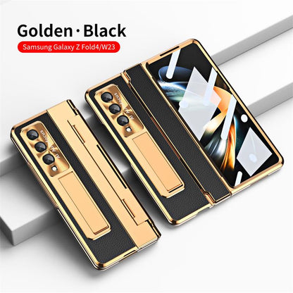 Magnetic Frame Plastic Stand All-included Case For Samsung Galaxy Z Fold4 Fold3 5G