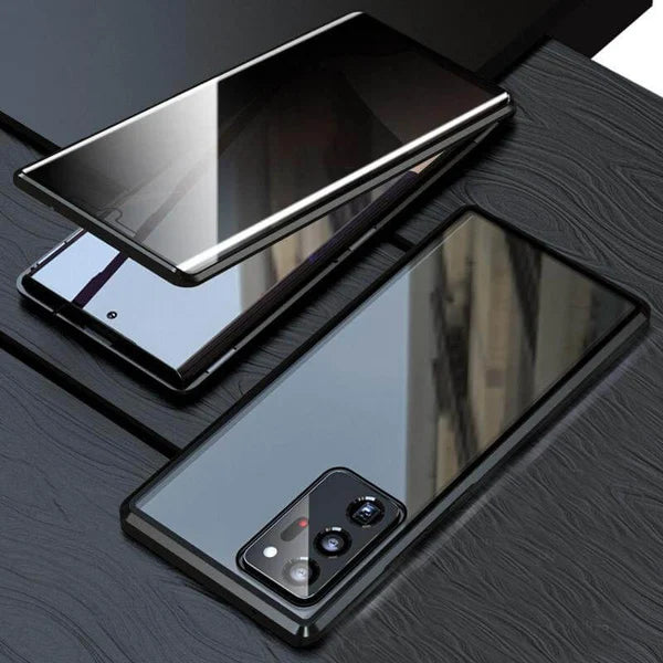 Magnetic Tempered Glass Double-sided Phone Case For Samsung