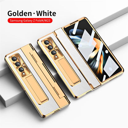 Magnetic Frame Plastic Stand All-included Case For Samsung Galaxy Z Fold4 Fold3 5G