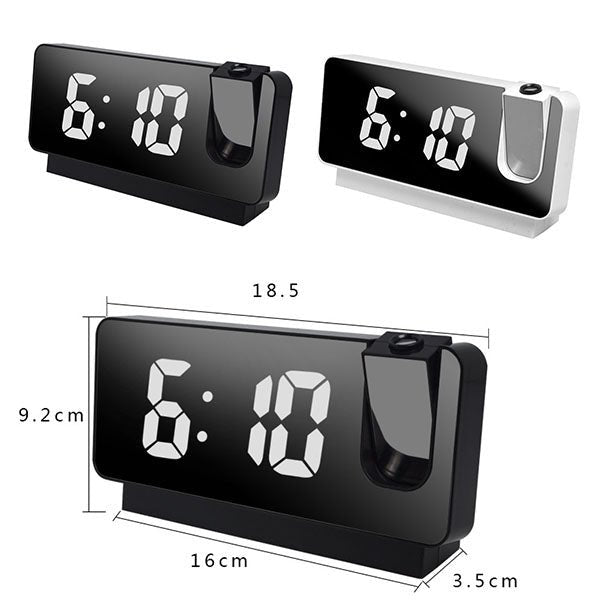 (🎁Early Christmas Sale🎁)Mirror projection alarm clock