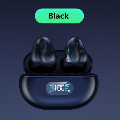 Wireless Ear Clip Bone Conduction Headphones