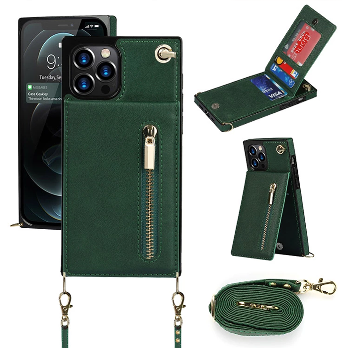 Casetic Crossbody Wallet iPhone Case-Credit Card Holder